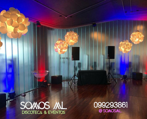 Imagen 2 de 5 de Servicio Discoteca Dj Audio Luces Pantalla - Empresa Reg.