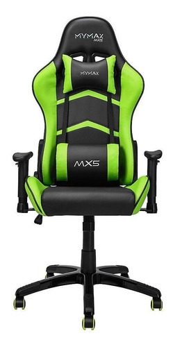 Cadeira Gamer Mx5 Giratoria Preto/verde