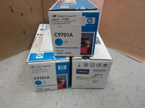 Hp Color Laserjet Blue Ink Print Cartridge C9701a 1500 2 Ddo