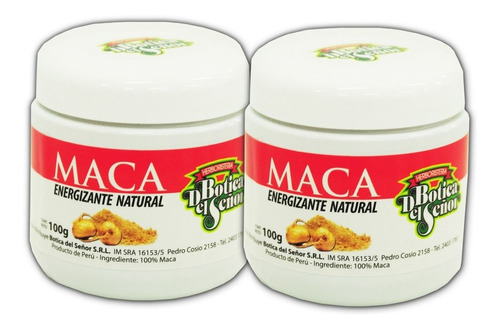 Pack De 2 Maca Botica Del Señor 100g