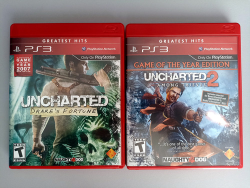 Uncharted Dual Pack - Uncharted 2 - Ps3 - Excelente Estado (Usado)