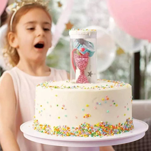 Surprise Cake Base Para Pastel Happy Birthday- Soporte Torta