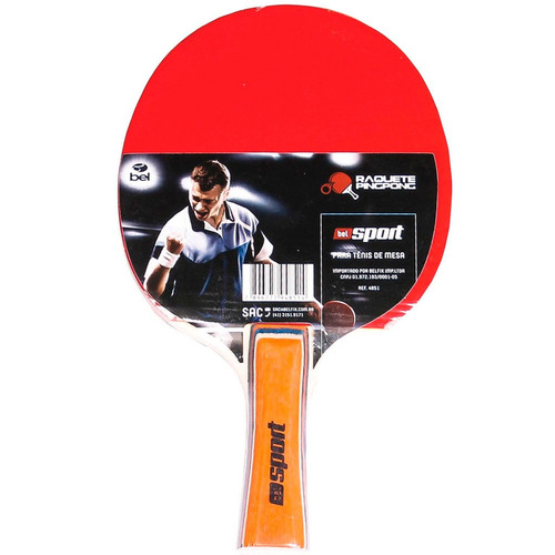 Raquete Para Ping Pong Borracha Semi Profissional Belfix