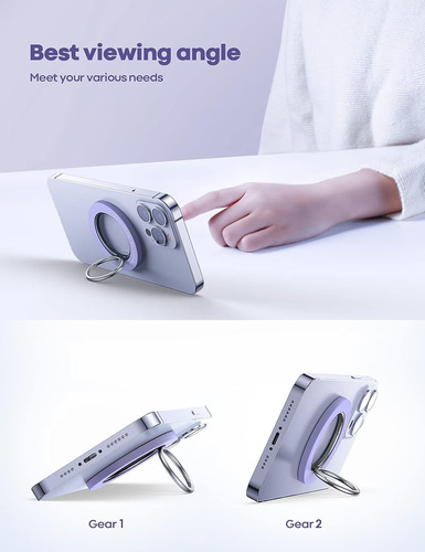 Lamicall Magnetic Phone Ring Holder For Magsafe, Magnet F...