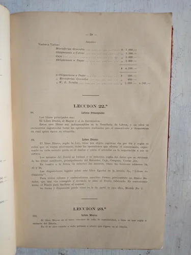 Tratado Teorico Practico De Contabilidad Y Teneduria Libros (Usado)