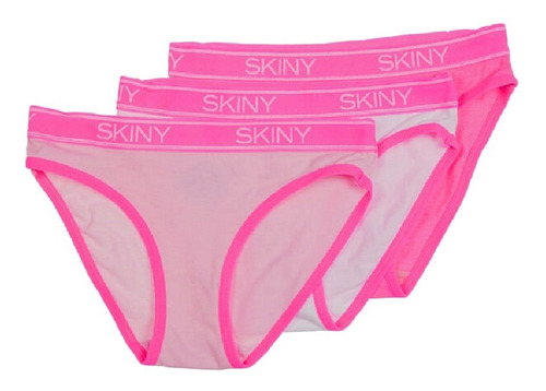Bikini Algodón Niña Adolescente Paquete 3 Piezas Skiny 72380