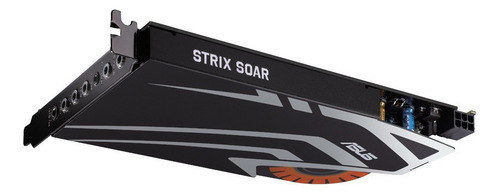 Tarjeta de sonido PCIe Asus Strix Soar 7.1, color negro
