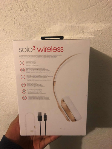 Audífonos Beats Solo 3 Gold (sellado)