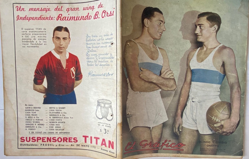 Antigua Revista El Gráfico Nº 868 Fútbol Deportes Feb 1936