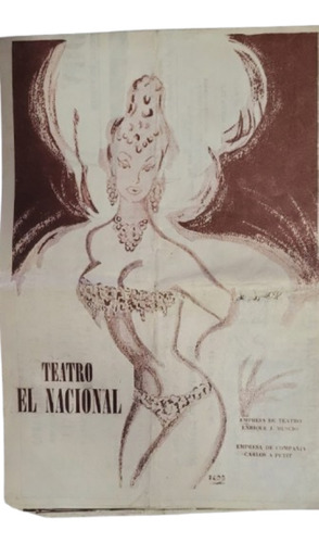 Entrada Nélida Roca Teatro El Nacional - 1967 (Usado)