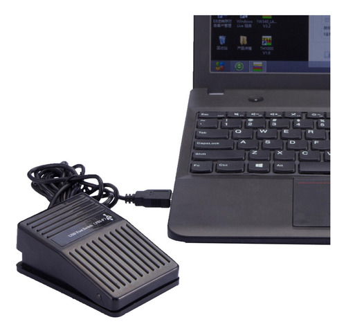 Interruptor De Pedal Único Usb Hid Invólucro De Plástico