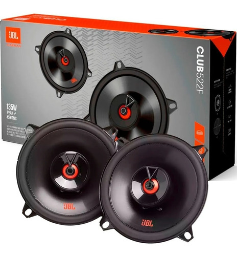 Jbl Club 522f Par De Alto Falantes 5 Coaxial - 90w Rms O Par