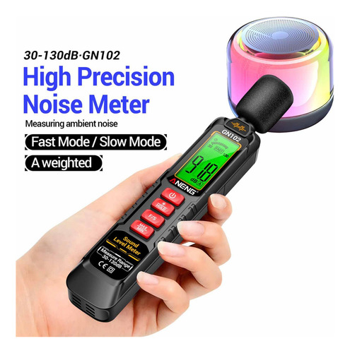 Decibel Meter Sound Nível De Som Digital Faixa De 30-130db