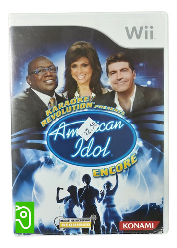 Karaoke Revolution American Idol Encore Juego Original Wii (Reacondicionado)