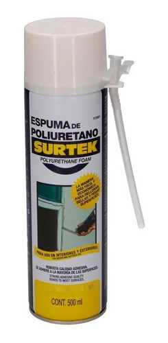 Espuma Multiusos Uso Fácil Industrial 500 Ml Surtek