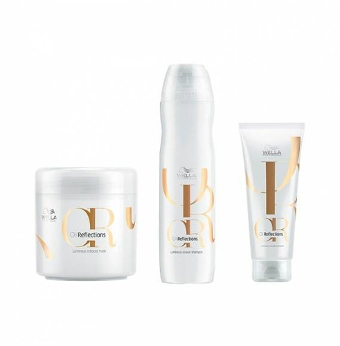 Shampoo/250ml+acond/200ml+masc/150ml Oil Reflections - Wella