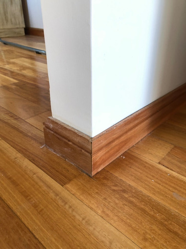 Zocalos De Madera Laqueados Ideal Para Porcelanato !! En 6