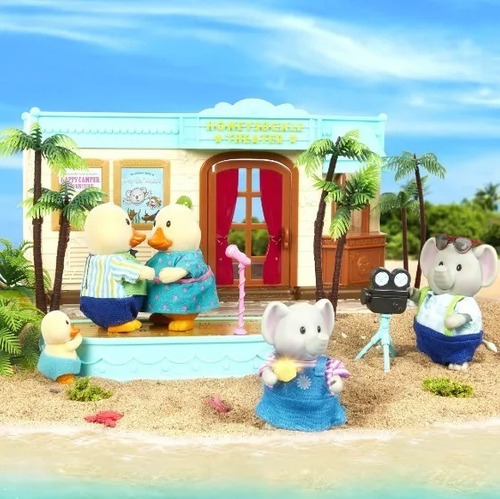 Imagen 5 de 7 de Lil Woodzeez Familia De Elefantes 4 Fig Animales Personajes