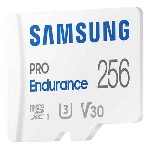 Memoria Micro Sd 256 Gb Samsung Pro Endurance + Adaptador Sd