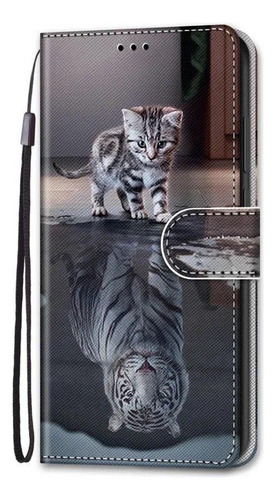 Funda De Teléfono Con Soporte Tipo Libro Para Samsung Galaxy