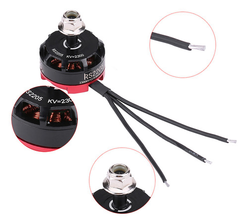 Motor Rc Drone, Juego De 4 Unidades, Rs2205, 2300 Kv, Cw Ccw