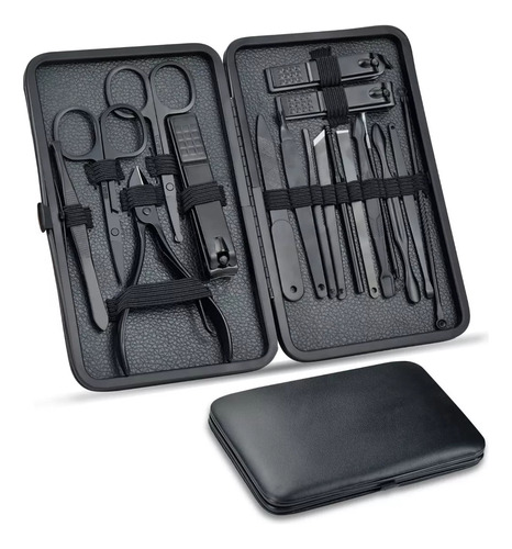 18 En 1 Kit De Manicure Y Pedicura Profesionale Multifunción