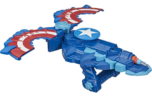 Marvel Avengers Mech Strike Monster Nerf Capitán América Mon