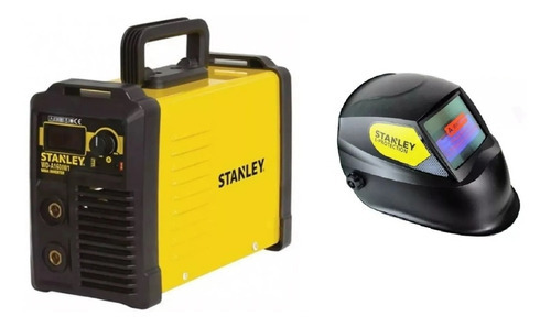 Soldadora Inverter Stanley 51005aa 100 Amp + Mascara Color Amarillo