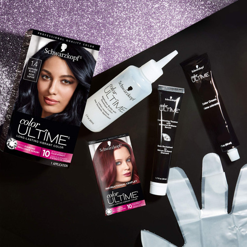 Tinte Para El Cabello Schwarzkopf Color Ultime 1.4 Sapphire