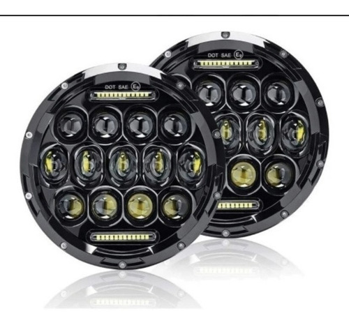 Faro Led Optica 7 Pulgadas Moto Harley Davidson Cafe Racer