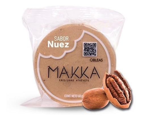 Obleas De Amaranto Makka Sabor Nuez
