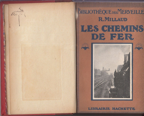 1921 Libro Ferrocarriles Trenes Millaud En Frances Ilustrado