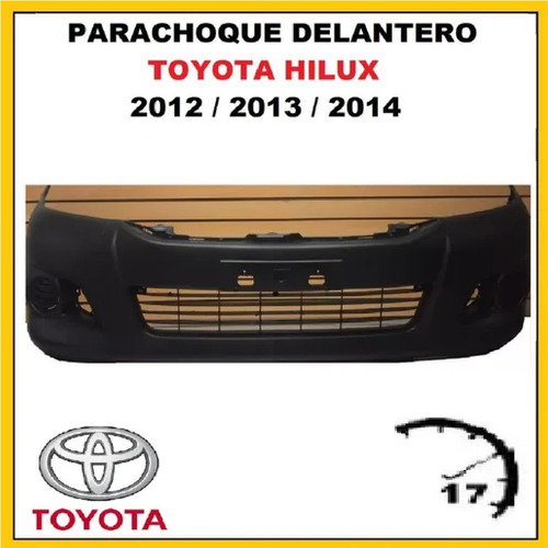 Parachoques Delantero Toyota Hilux  2012 2013 2014