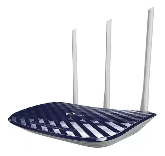 Router Tp-link Archer C20 Azul Y Blanco 733 Mbps 100v/240v