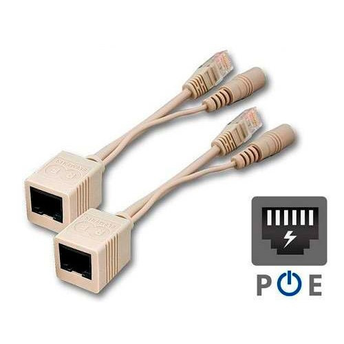 Megasaldos Cable Kit Poe Pasivo Inyector Splitter Rj45 Red