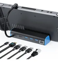 Comprar Ff Base De Carga Steam Deck 6 En 1 Para Steam Deck Tv Dock