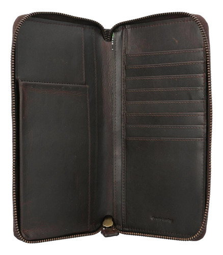 Porta Pasaporte Cuero Tc Passport Case Café Rockford