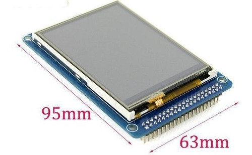 Pantalla Lcd  + Touch Para Microcontrolador Pic, Arduino, St