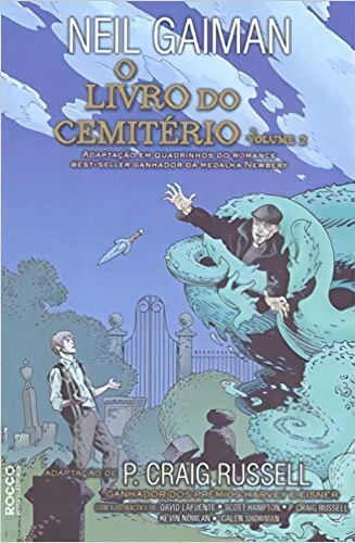O livro do cemitério HQ vol.2, de Gaiman, Neil. Editorial Rocco Jovens Leitores, capa mole em português, 2019