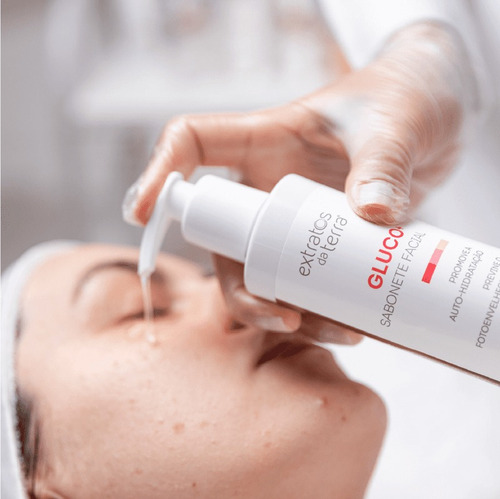 Sabonete Facial Anti-idade Gluco+ 250ml - Extratos Da Terra Tipo De Pele Normal