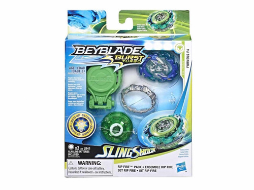 Hbk Beyblade Burst Turbo Con Luz Forneus F4 Hasbro