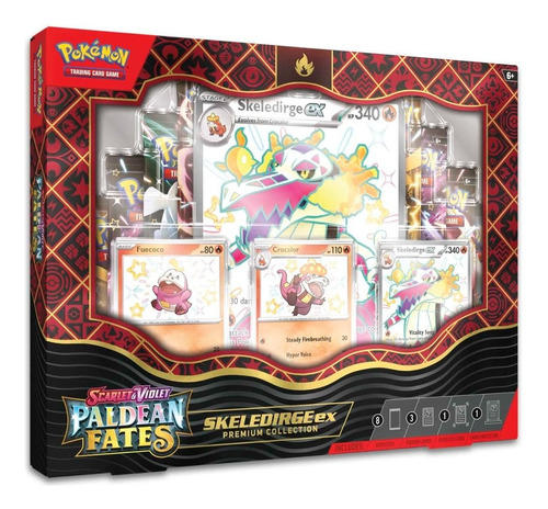 Pokémon Tcg: Paldean Fates Skeledirge Ex Collection- Espanol