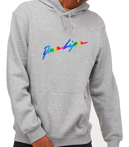 Poleron Unisex Tipo Hoodie Moda Dise o Dua Lipa Arcoiris Cuotas