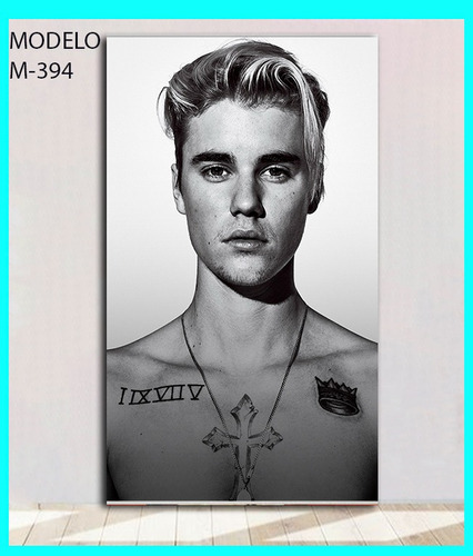 Cuadro Decorativo Justin Bieber Textura