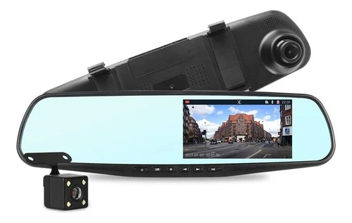 Camara Espejo Retrovisor Frente Y Trasera Auto Full Hd Dvr