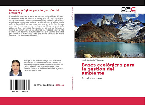 Libro: Bases Ecológicas Para La Gestión Del Ambiente: Estudi