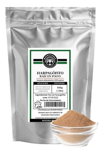 Harpagofito En Polvo X500g Puro - g a $154