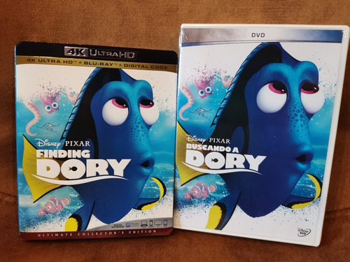 Colección Buscando A Dory 4k Ultra Hd Blu Ray Y Dvd 