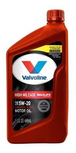 Aceite 5w20 Semi Sintetico Valvoline 