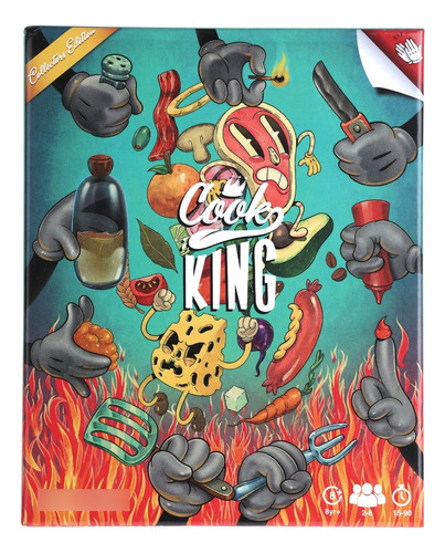 Juego De Mesa Cook King + Expansión + 3 Peluches